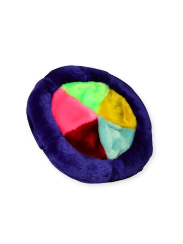 Frisbee multicolor din plus - 21cm - Img 2