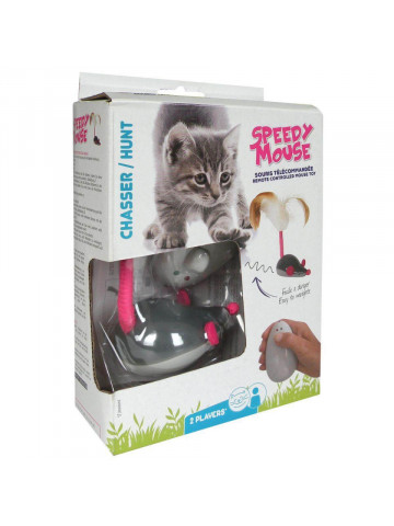 Jucarie pisica - Speedy Mouse, cu telecomanda - Img 1