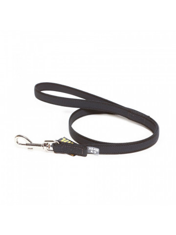 Lesa JK9 Color & Gray, antiderapanta, cu maner - 20mmx1m - Negru
