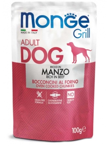 Monge Grill Chunkies - Hrana umeda super-premium - Vita - 100g