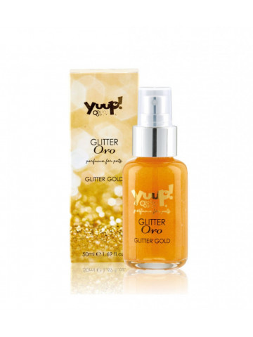 Parfum cu sclipici Yuup Fashion Glitter Gold - 50ml