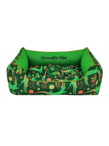 Pat caine - CAZO Crocodile Vibe Green - 95x75cm