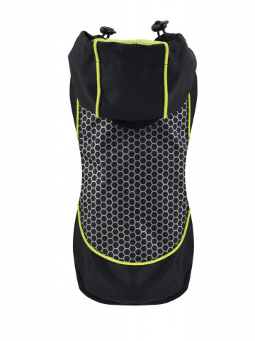Pelerina ploaie Reflective - Negru - XL - Img 1