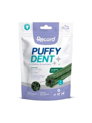 Recompense caini - PuffyDent cu Menta - 105 g