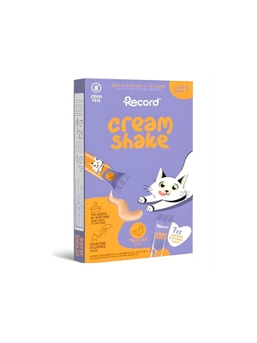 Recompense pisici - Cream Shake pentru pisici - Rata - 7 x 12 g