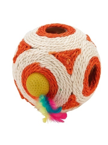 Zar din sisal cu zornaitoare - 12cm