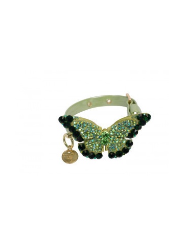 Zgarda Butterfly - 25cm - Verde