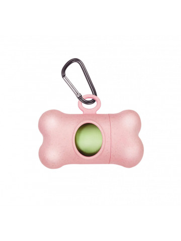 Dispenser pungi igienice Bamboo - Roz