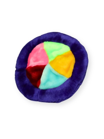 Frisbee multicolor din plus - 21cm - Img 1