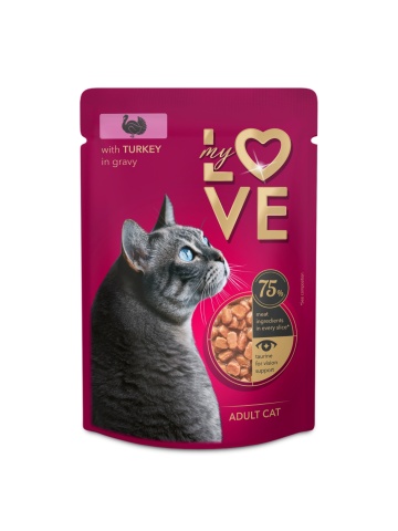 My Love Cat - Hrana umeda completa - Curcan - 85g