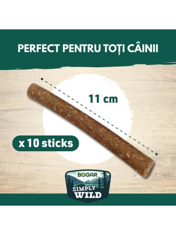 Recompense pentru caini - Bogar Simply Wild - Sticksuri - Vita - 110g - Img 3