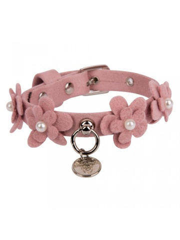 Zgarda Rosalie - 25cm - Roz