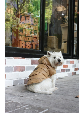 Geaca captusita fleece, gluga - S