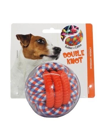Minge cauciuc, cu franghie - Double Knot