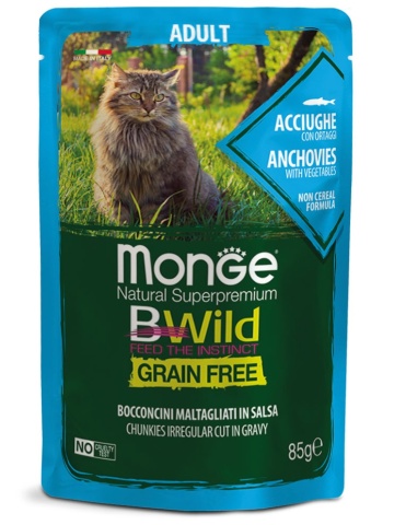 Monge BWild Cat - Hrana umeda super-premium - Ansoa - 85g