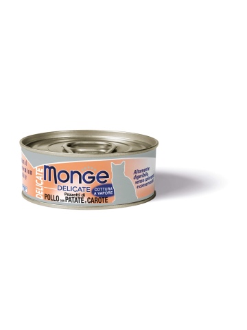 Monge Delicate Cat - Hrana umeda super-premium - Pui si Cartofi - 80g