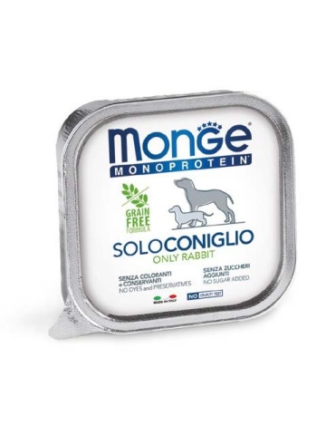 Monge Monoprotein Pate - Hrana umeda super-premium - Iepure - 150g
