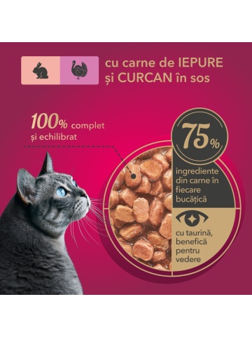 My Love Cat - Hrana umeda completa - Iepure & Curcan - 85g - Img 3