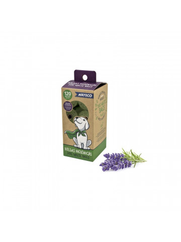 Pungi igienice, pentru caini - set 8 role x 15buc. - Lavanda - Img 3