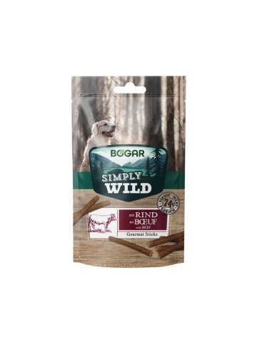 Recompense pentru caini - Bogar Simply Wild - Sticksuri - Vita - 110g