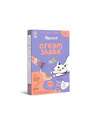 Recompense pisici - Cream Shake pentru pisici - Somon - 7 x 12 g