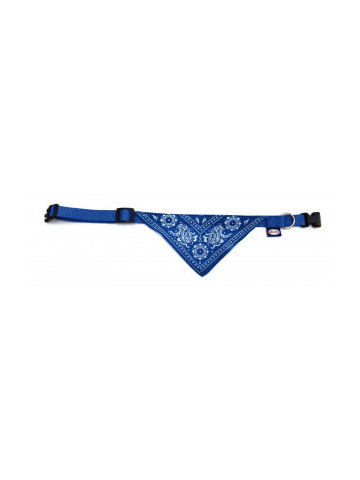 Zgarda nylon cu bandana - S - Albastru