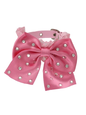 Zgarda Valerie - 25cm - Roz