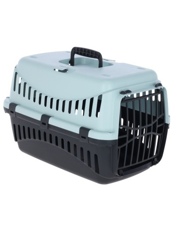 Cusca transport plastic - Bordo - 45 x 30 x 30 cm - Albastru