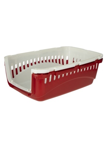 Cusca transport plastic - Bordo - 45 x 30 x 30 cm - Bordo - Img 2