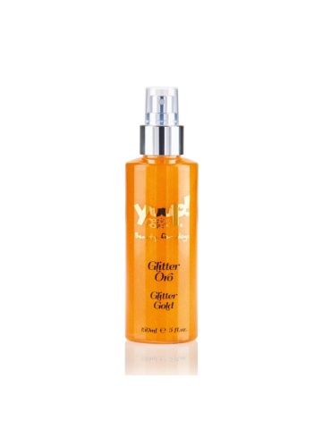 Parfum cu sclipici Yuup Fashion Glitter Gold - 150ml
