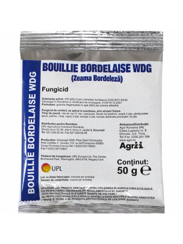 Zeama Bordeleza - Fungicid - 50g