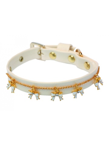 Zgarda Angeline - 25cm - Crem