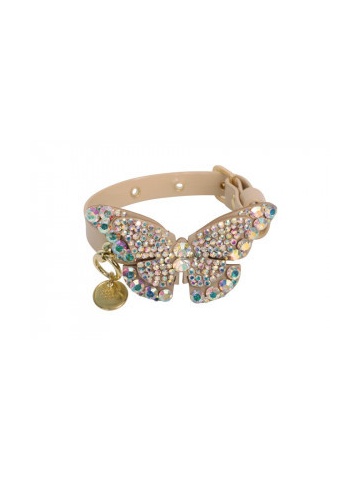 Zgarda Butterfly - 25cm - Bej