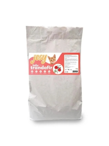 Asternut igienic Jesy Tofu - Trandafiri - 15L