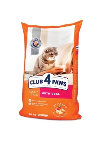 Club 4 Paws Cat - Hrana uscata premium - Vita - 14kg