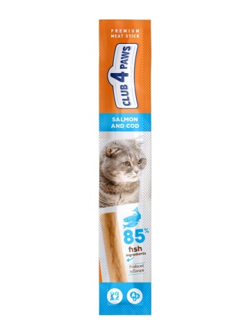 Club 4 Paws Cat Sticks - Somon si Cod - 5g