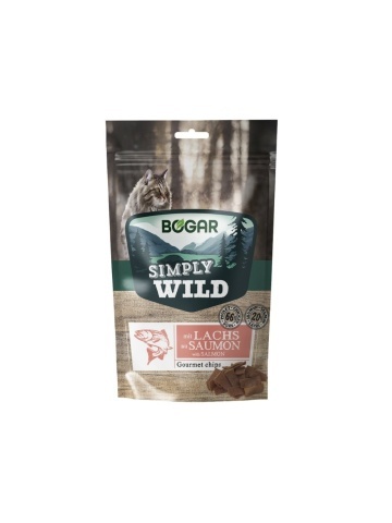 Recompense pentru pisici - Bogar Simply Wild - Chips - Somon - 50 g
