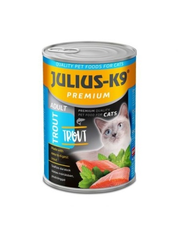 Julius K9 Cat - Hrana umeda super-premium - Pastrav - 415g