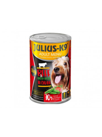 Julius K9 Dog - Hrana umeda super-premium - Vita si Mazare - 1240g