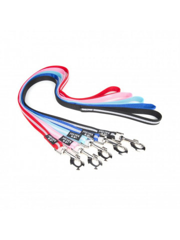 Lesa IDC nylon cu fire flourescente, cu maner - 25mmx1.8m - Albastru - Img 2
