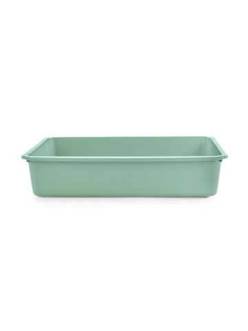 Litiera deschisa pentru pisici - Verde - 42 x 33 x 9 cm