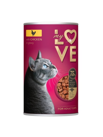 My Love Cat - Hrana umeda completa - Pui - 415g