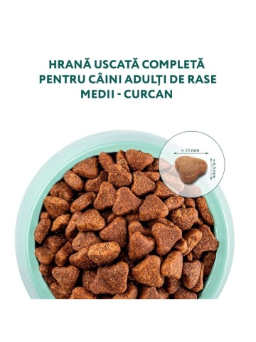 Optimeal Adult Mediu - Hrana uscata super-premium - Curcan - 1.5kg - Img 2