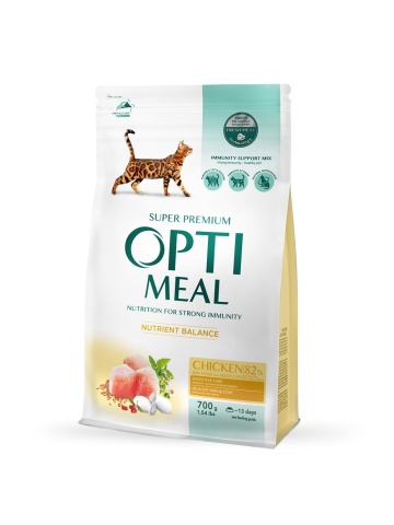 Optimeal Cat - Hrana uscata super-premium - Pui - 700g