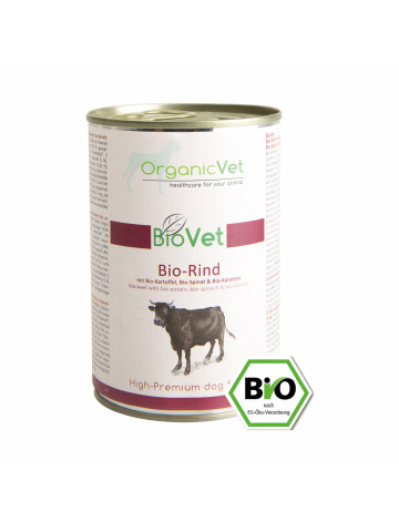 OrganicVet - Vita, spanac, morcov - 400g
