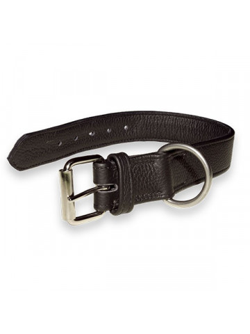 Zgarda Julius K9 piele - 25mmx45cm - Negru