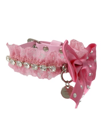 Zgarda Valerie - 25cm - Roz - Img 2