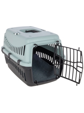 Cusca transport plastic - Bordo - 45 x 30 x 30 cm - Albastru - Img 2