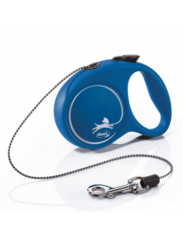Lesa retractabila, cu fir - Flexi Fun - XS - Albastru - Img 2