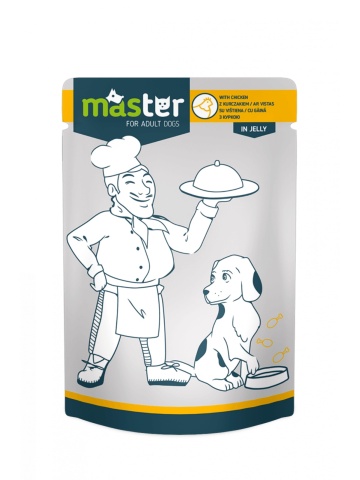 Master Adult - Hrana umeda profesionala - Pui - 80g